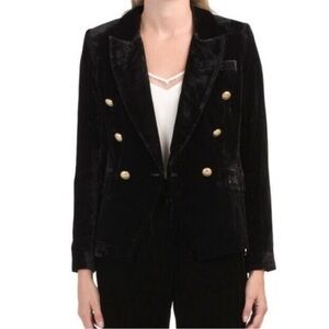 House of Harlow 1960 Black Velvet Jacket